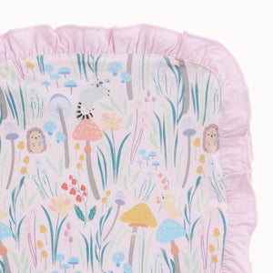 Magnetic Me Modal Ruffle Blanket ~ Shroom & Bloom