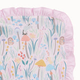 Magnetic Me Modal Ruffle Blanket ~ Shroom & Bloom
