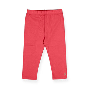 Mayoral Girls Basic Cropped Leggings ~ Peony