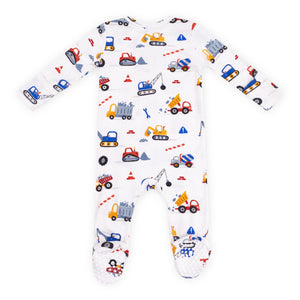 Angel Dear 2 Way Zipper Footie ~ Crayon Construction