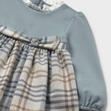 Mayoral Baby Girl Plaid Dress ~ Blue Bell
