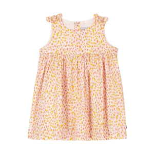 Petit Bateau Baby Sleeveless Printed Dress w/ Bows ~ Multi