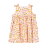 Petit Bateau Baby Sleeveless Printed Dress w/ Bows ~ Multi