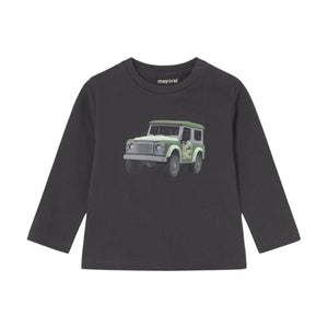 Mayoral Baby Boy l/s Jeep T-Shirt ~ Shadow