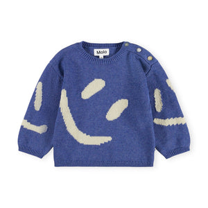 Molo Baby Brad Knit Sweater ~ Evening Marl