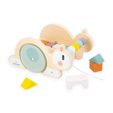 Janod Sweet Cocoon Pull-Along Snail Cube Trolley