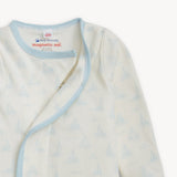 Magnetic Me Cotton Gown & Hat Set ~ Tiny Tides Blue