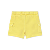 Mayoral Baby Boy Croco Palm Print T-shirt & Soft Cargo Shorts Set ~ Aquamarine/Lemon