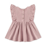 Quincy Mae Daisy Waffle Weave Dress ~ Mauve