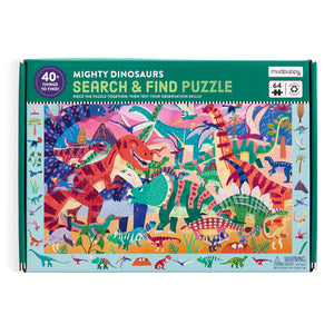 Mudpuppy Mighty Dinosaur 64 pc Search & Find Puzzle