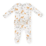Angel Dear 2 Way Zipper Ruffle Back Footie ~ Pretty Ponies