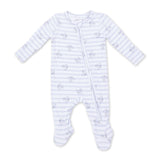 Angel Dear 2 Way Zipper Footie ~ Airplane Stripe