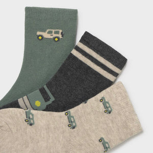 Mayoral Baby Boy Socks 3 Pack ~ Fir