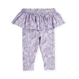 Mini Rodini Baby Mini Leopard l/s Tee & Skirted Leggings Set ~ Purple