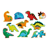 Crocodile Creek Let's Begin 2-Piece Puzzles ~ Dinosaurs