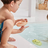 PlanToys Rubber Convertible Boat ~ Pastel Green