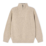 Mayoral Boys Knit Zip Collar Sweater ~ Chai