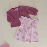 Play Up Baby Cardigan ~ Magenta