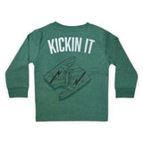 Mish Kickin' It l/s Tee ~ Hunter