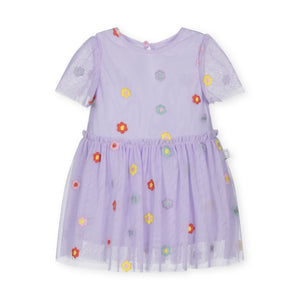 Stella McCartney Baby Girl Flowers s/s Tulle Dress ~ Purple