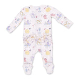 Angel Dear 2 Way Zipper Ruffle Back Footie ~ Spa Dogs