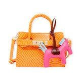 Tiny Treats Vivid Crocodile Pony Handbag