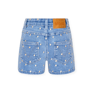 Molo Alvira Jean Shorts 7-12 ~ Rose Dot