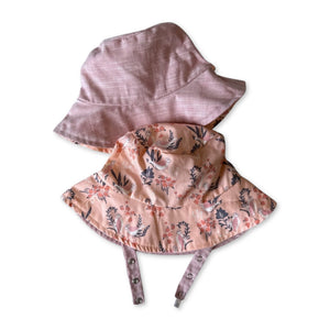 Urban Baby Bonnets Reversible Organic Bucket Hat ~ Aviary