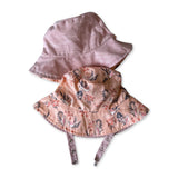 Urban Baby Bonnets Reversible Organic Bucket Hat ~ Aviary