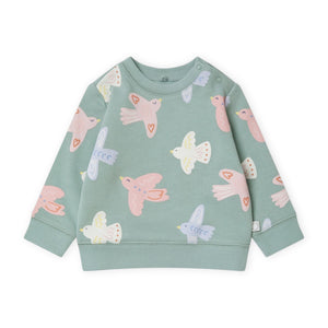 Stella McCartney Baby Girl Birds Tracksuit Set ~ Sage
