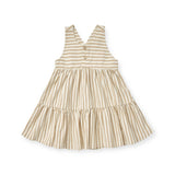 Rylee + Cru Ruby Swing Dress ~ Sand Stripe