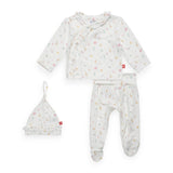 Magnetic Me Modal Magnetic Kimono 3pc Set ~ Pink Little Bitty Pretty One