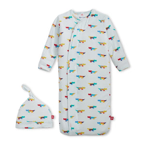 Magnetic Me Modal Gown & Hat Set ~ Crocodile Color Pop Blue