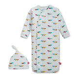 Magnetic Me Modal Gown & Hat Set ~ Crocodile Color Pop Blue