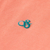 Scotch & Soda Boys Garment-Dyed Pique Polo ~ Neon Coral