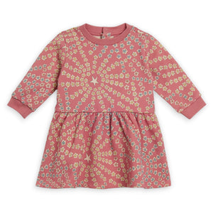 Stella McCartney Baby Girl Star Swirls Print Fleece Dress ~ Pink