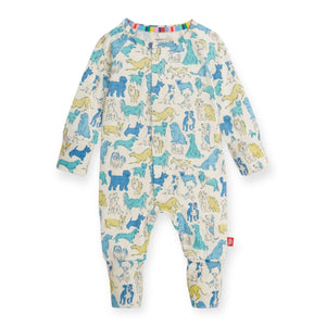 Magnetic Me Modal Convertible Romper ~ It's A Paw-ty Blue