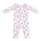Angel Dear Thermal Ruffle Romper ~ Countryside Coreopsis