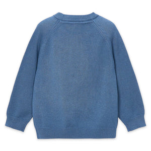 Mayoral Boys Basic Crew Neck Sweater ~ Glacial