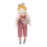 Moulin Roty Les Parisiennes Mademoiselle Eglantine Doll w/ Overalls ~ Limited Edition