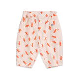 Bobo Choses Baby Softpaw Monster Sweatshirt & Printed Denim Pants Set ~ Off-White/Light Pink