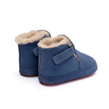 Old Soles Apres Bub Fur Lined Bootie ~ Indigo Suede