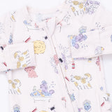 Angel Dear 2 Way Zipper Ruffle Back Footie ~ Spa Dogs