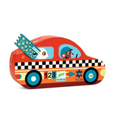 Djeco Racecar Mini Silhouette Puzzle