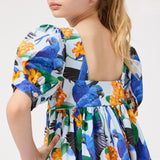 Molo Camilo Dress ~ Macaws Blue