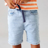Mayoral Boys Soft Denim Bermuda Shorts ~ Light Wash