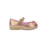 Mini Melissa Sweet Love Bow Shoes ~ Golden Pink