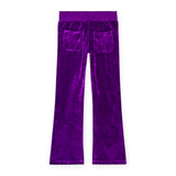 Molo Milla Velour Zip Hoodie & Annie Flared Sweatpants Set ~ Warm Purple