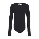 Molo Rochelle l/s Ribbed Top ~ Black