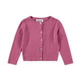 Molo Baby Gabby Knit Cardigan ~ Dark Rose